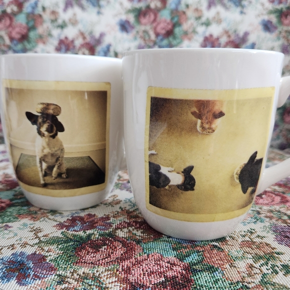 Rae Dunn Other - NWOT RAE DUNN ARTISAN COLLECTION DOG MUGS. 4.5 x 4